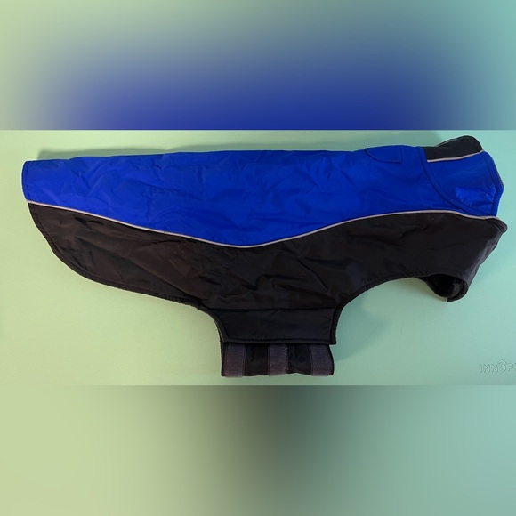 RC Dog Cobalt Blue & Black Jacket, Size 22, Dog Coats - Picture 1 of 7